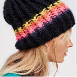 Free People over the rainbow beanie